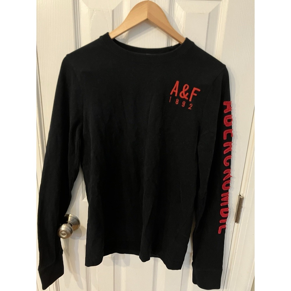 Abercrombie & Fitch Muscle Long Sleeve T-Shirt Y2K 2000s Preppy Mens Medium